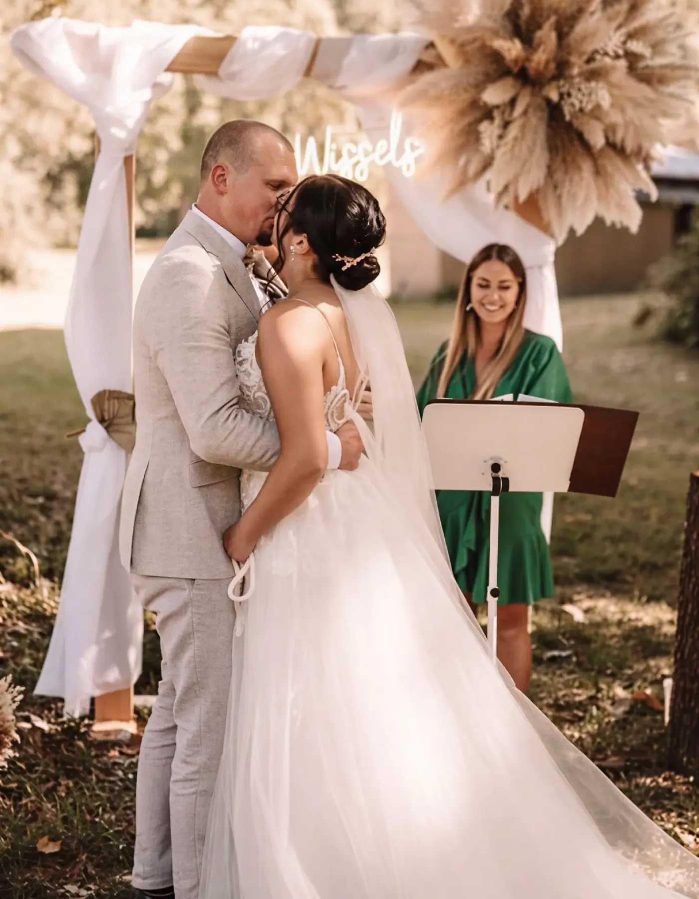 Leni Eckstein bei einer Traurede